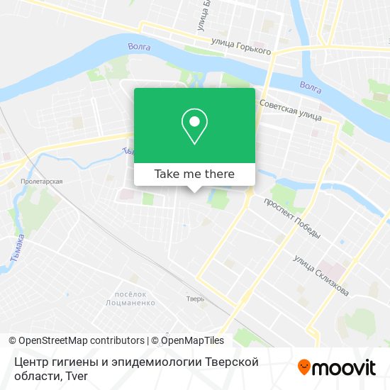 Центр гигиены и эпидемиологии Тверской области map