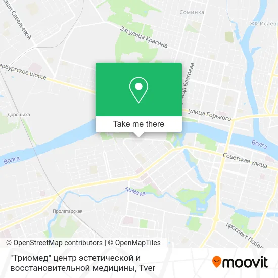 "Триомед" центр эстетической и восстановительной медицины map