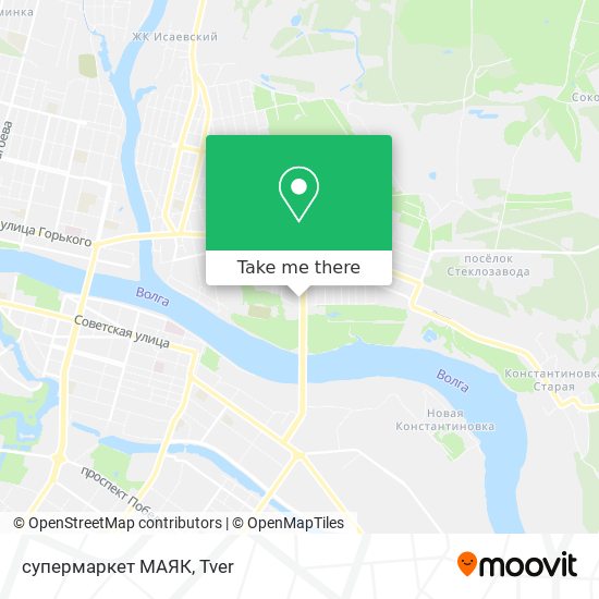 супермаркет МАЯК map