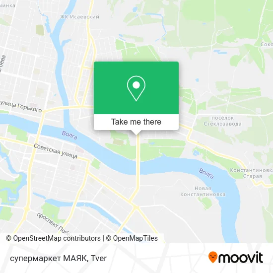 супермаркет МАЯК map