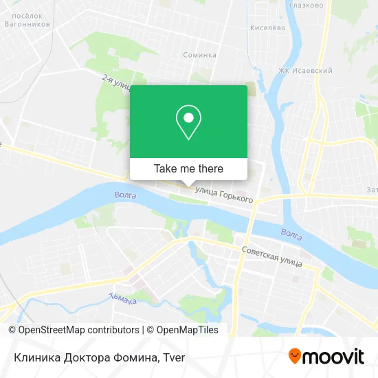 Клиника Доктора Фомина map