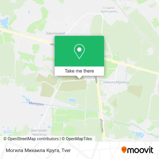 Могила Михаила Круга map