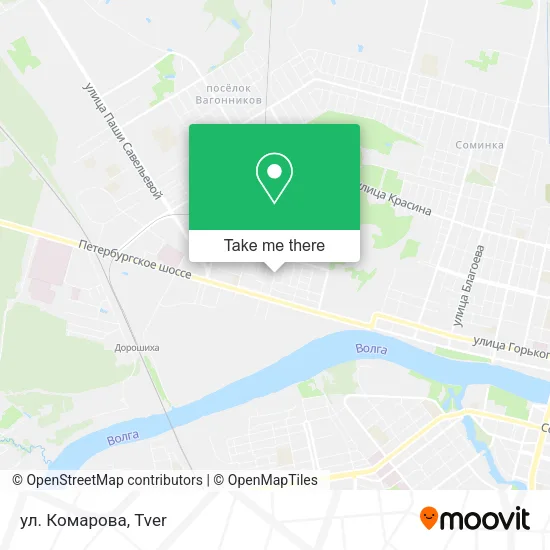 ул. Комарова map