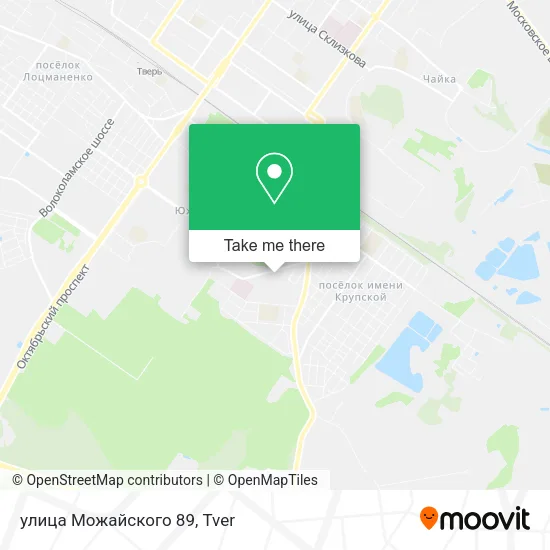 улица Можайского 89 map