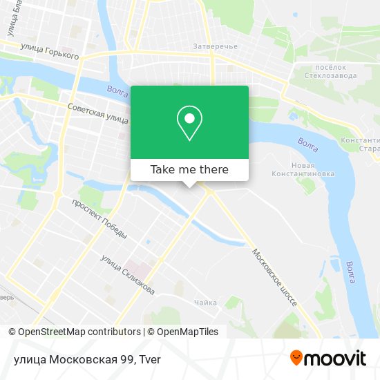 улица Московская 99 map