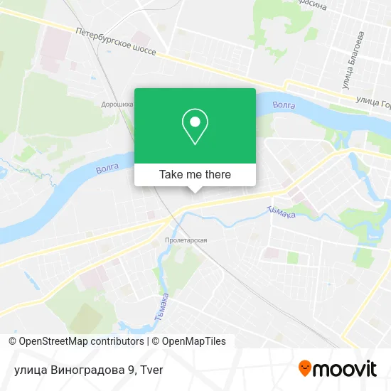 улица Виноградова 9 map