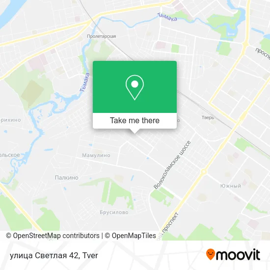 улица Светлая 42 map