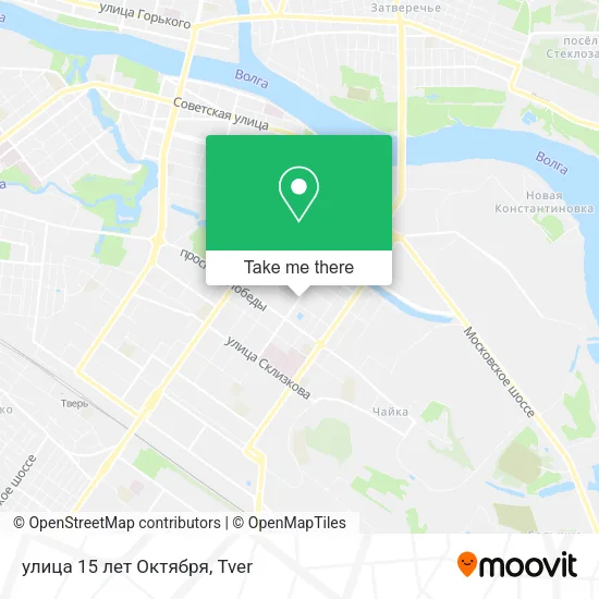 улица 15 лет Октября map