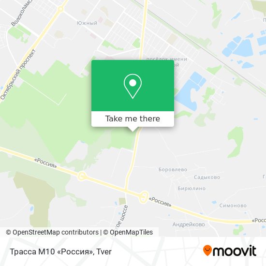 Трасса М10 «Россия» map