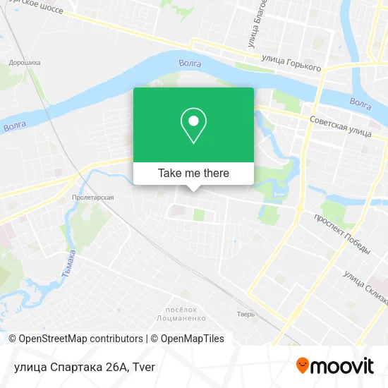 улица Спартака 26А map