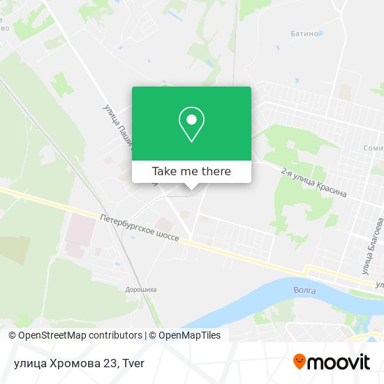 улица Хромова 23 map