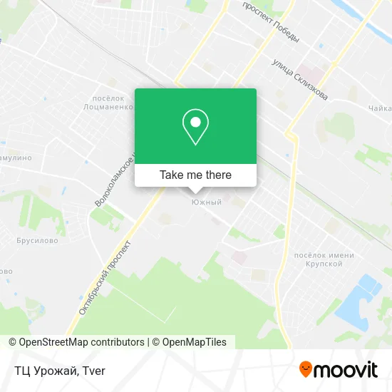 ТЦ Урожай map