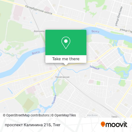 проспект Калинина 21Б map