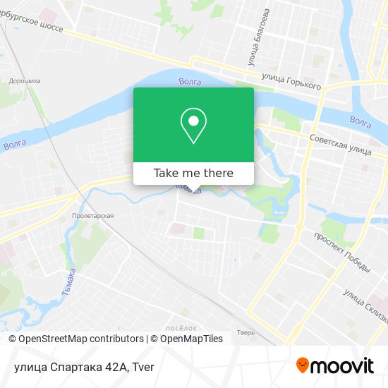 улица Спартака 42А map