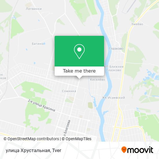 улица Хрустальная map