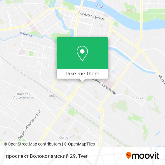 проспект Волоколамский 29 map