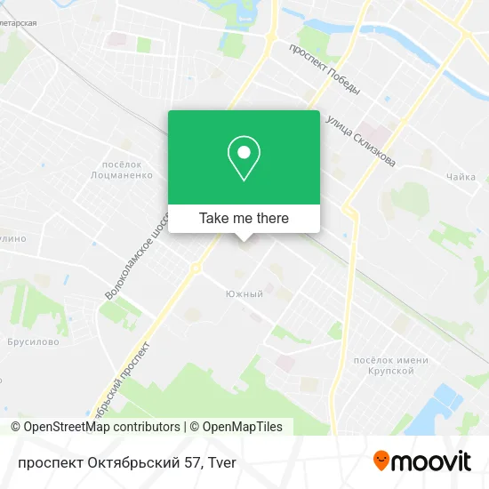 проспект Октябрьский 57 map