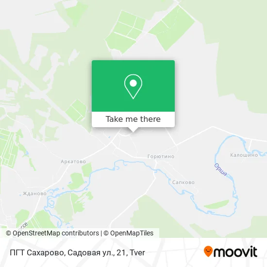 ПГТ Сахарово, Садовая ул., 21 map