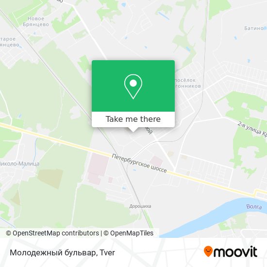 Молодежный бульвар map