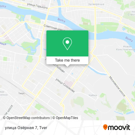 улица Озёрная 7 map