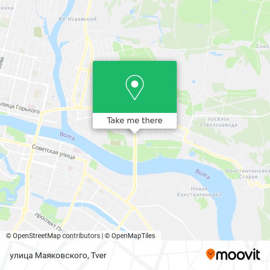 улица Маяковского map