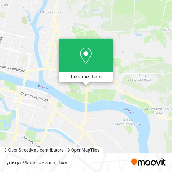 улица Маяковского map