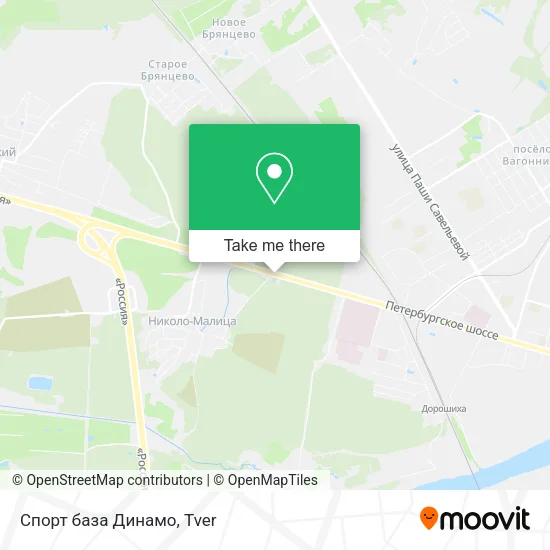 Спорт база Динамо map
