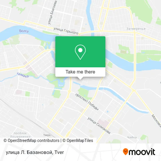 улица Л. Базановой map