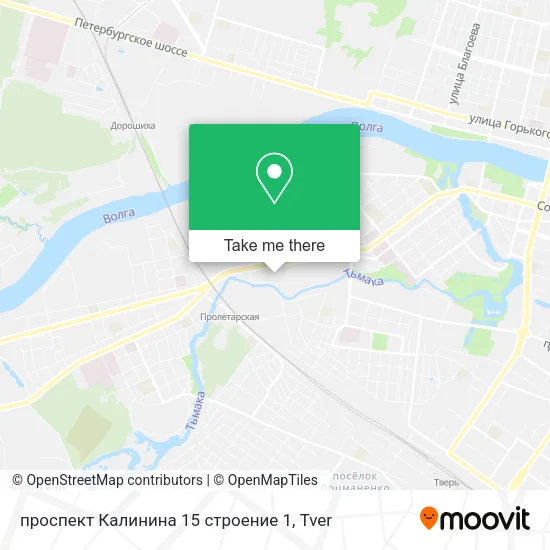 проспект Калинина 15 строение 1 map