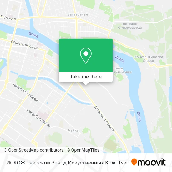 ИСКОЖ Тверской Завод Искуственных Кож map