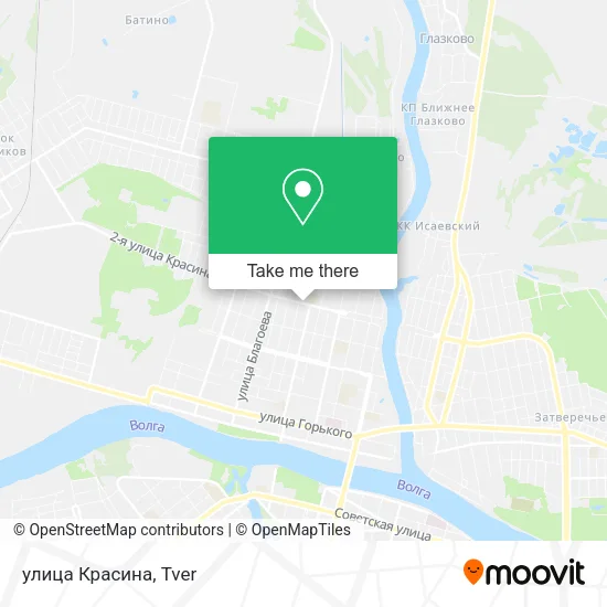 улица Красина map