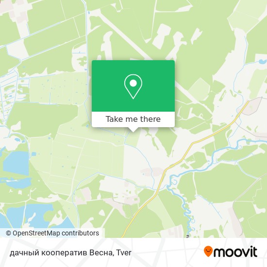 дачный кооператив Весна map
