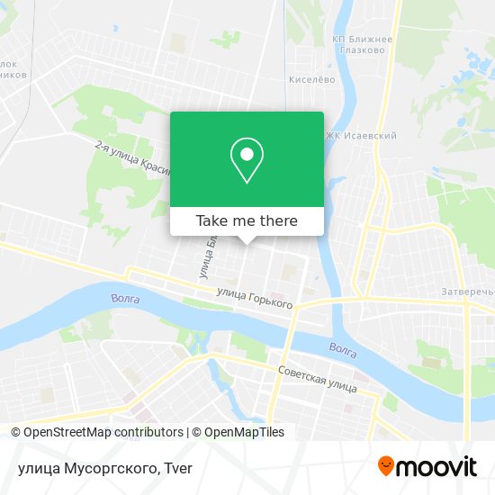 улица Мусоргского map