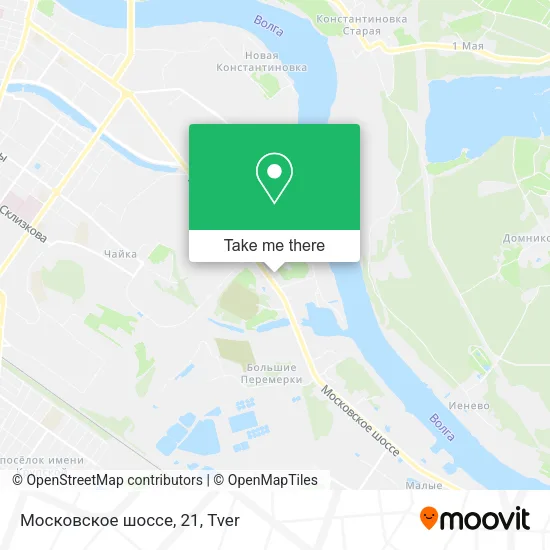 Московское шоссе, 21 map