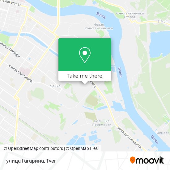 улица Гагарина map