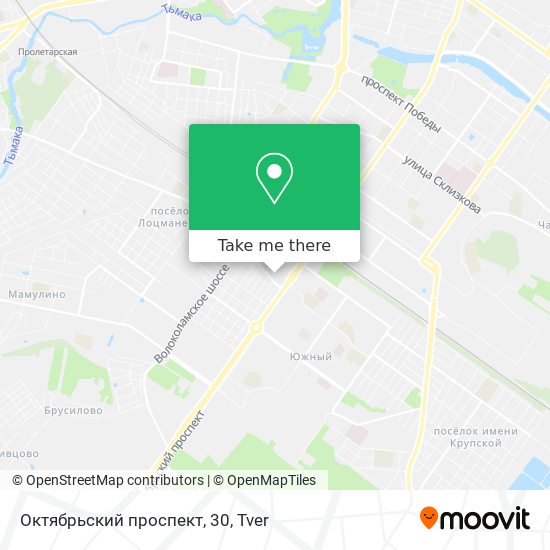Октябрьский проспект, 30 map