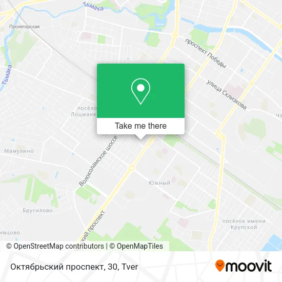 Октябрьский проспект, 30 map