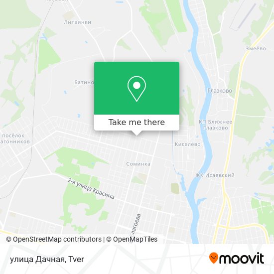 улица Дачная map