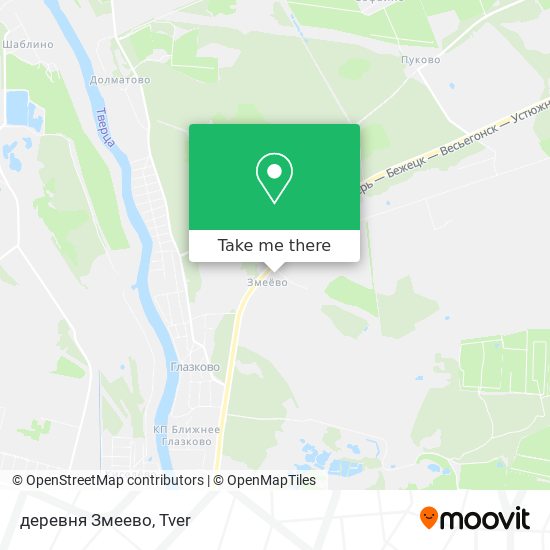 деревня Змеево map