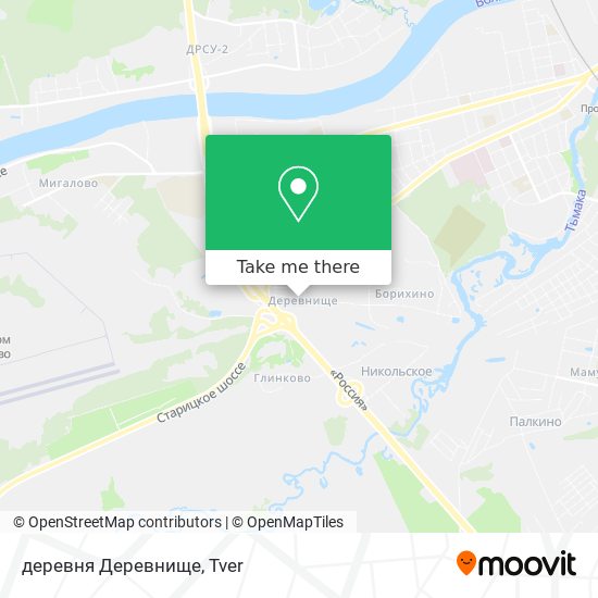 деревня Деревнище map