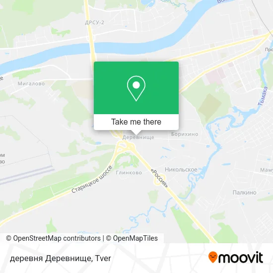 деревня Деревнище map