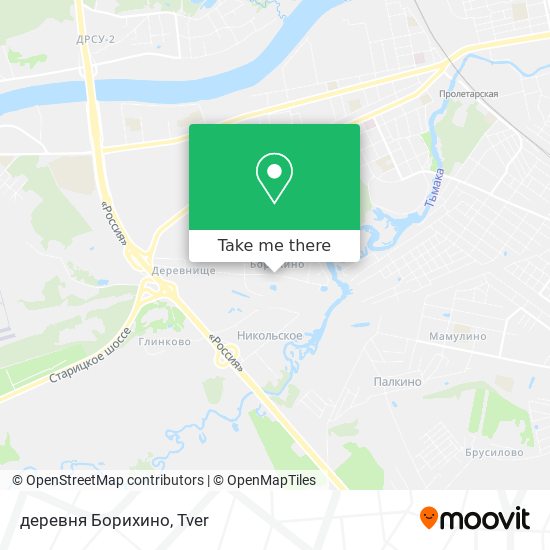 деревня Борихино map