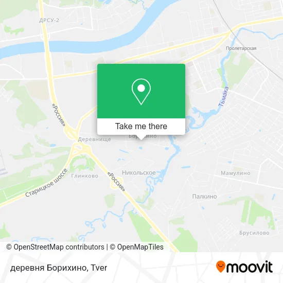 деревня Борихино map