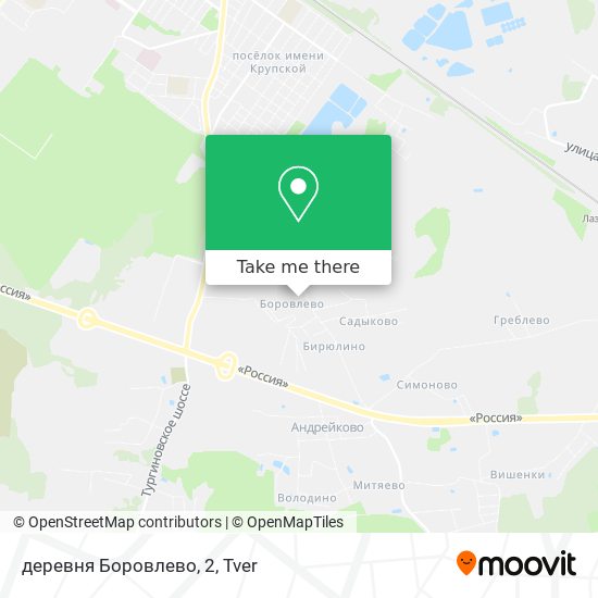 деревня Боровлево, 2 map