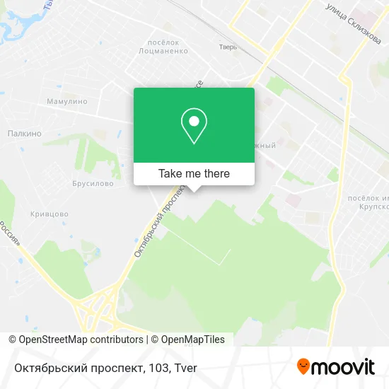 Октябрьский проспект, 103 map