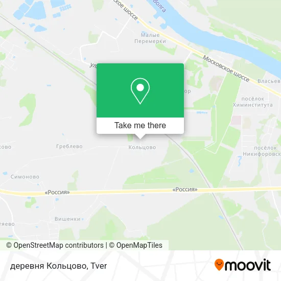 деревня Кольцово map