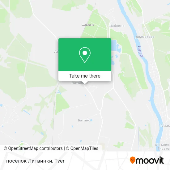 посёлок Литвинки map