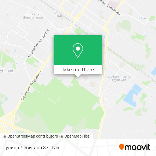 улица Левитана 87 map