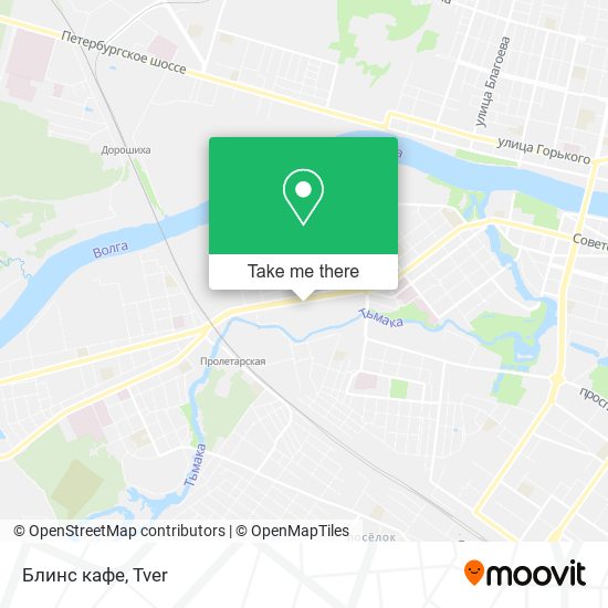 Блинс кафе map