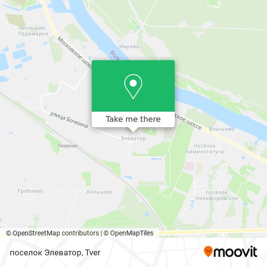 поселок Элеватор map